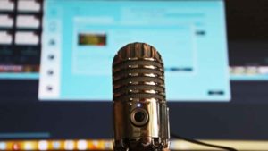 micrófono para podcast